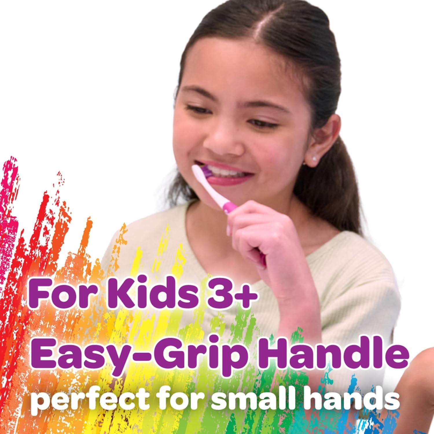image:imageGUM Crayola PipSqueaks Kids Toothbrush UltraSoft Ages 3 1 Count Pack of 41 Count Pack of 4