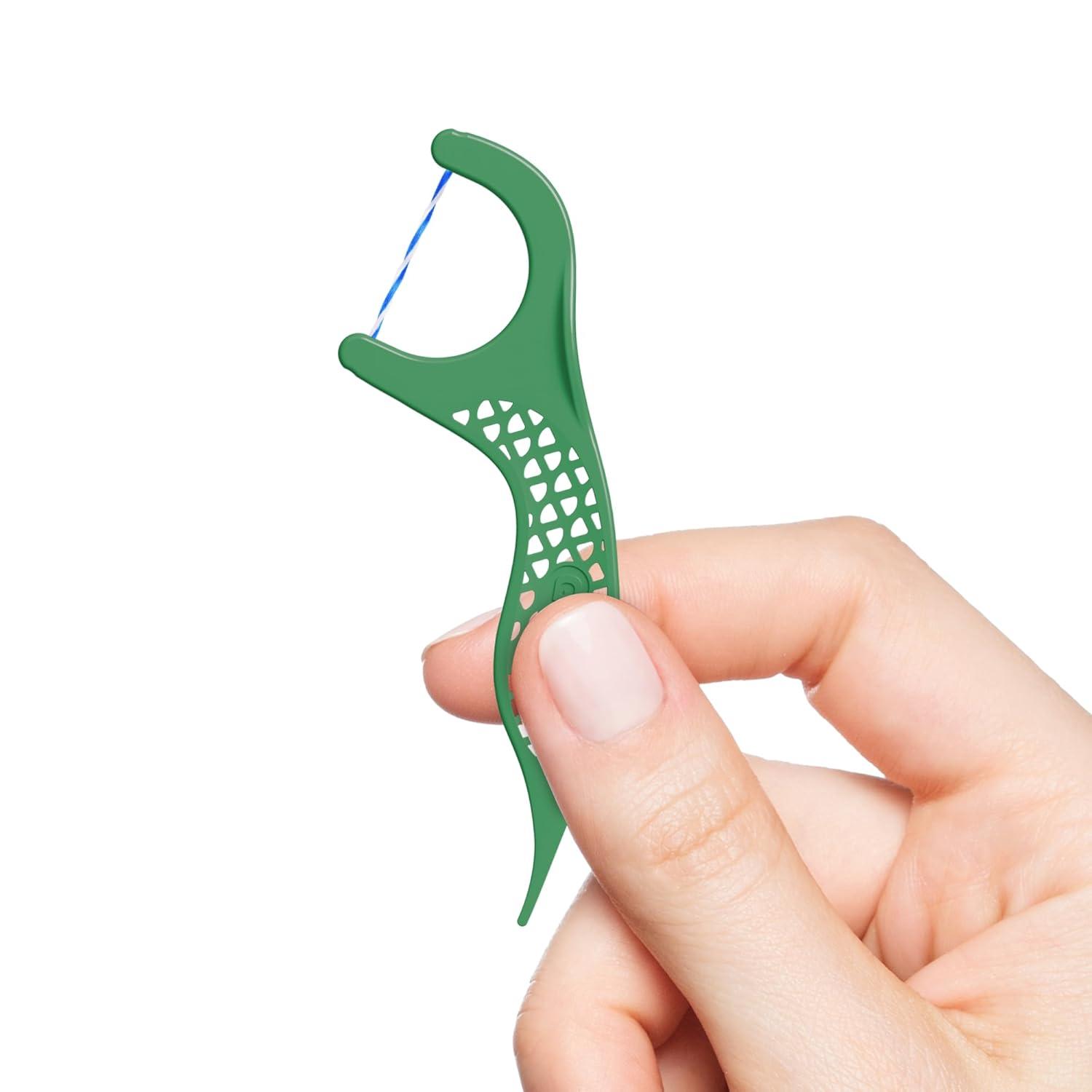 image:imageGUM Professional Clean Floss Picks Extra Strong ShredResistant Floss Easy Grip Handle Dental Flossers for Adults Fresh Mint Flavor 90 Count Pack of 3 270 Total90 Count