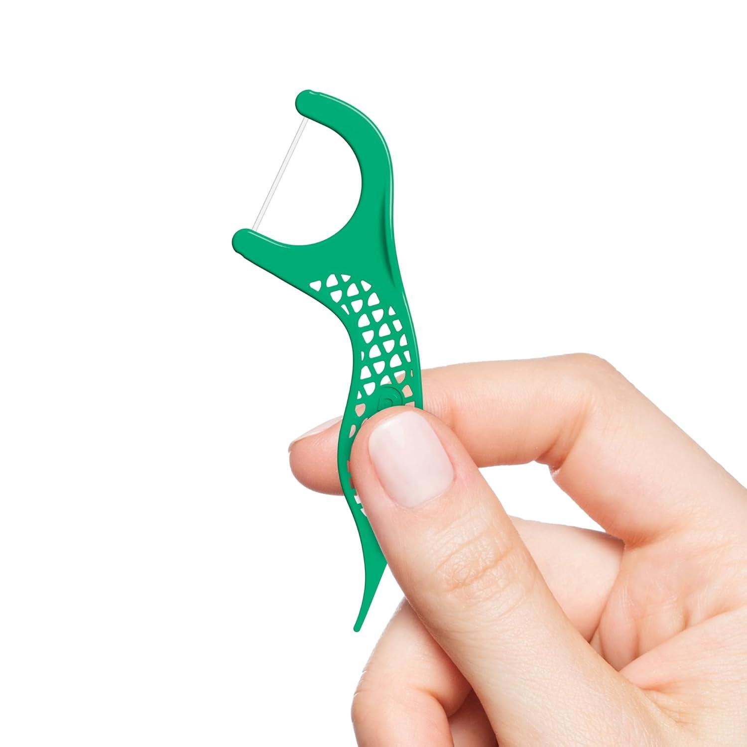 image:imageGUM Professional Clean Floss Picks Extra Strong ShredResistant Floss Easy Grip Handle Dental Flossers for Adults Fresh Mint Flavor 90 Count Pack of 3 270 Total90 Count
