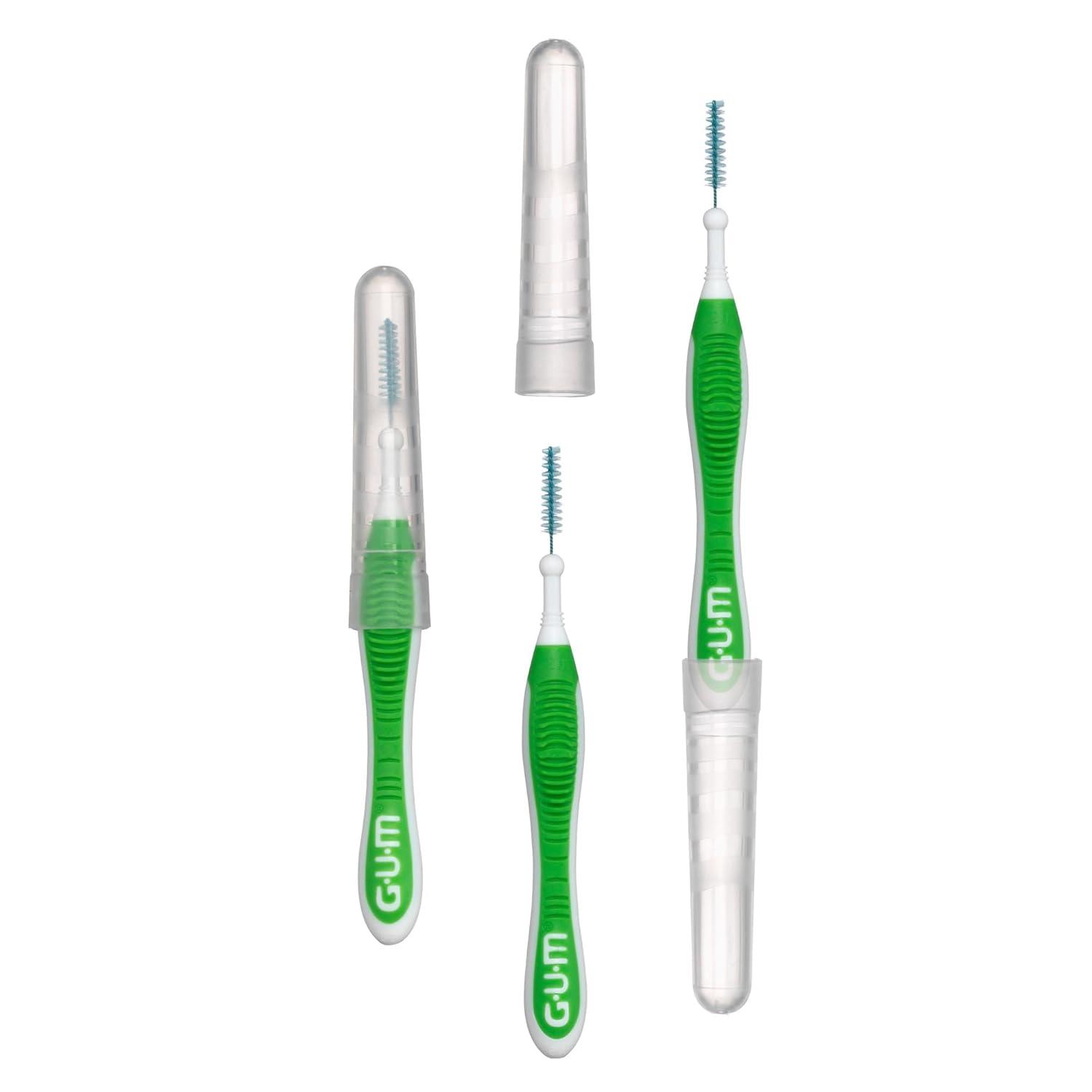 image:imageGUM Proxabrush GoBetweens Tight Interdental Brushes Soft Bristled Dental Picks for Plaque Removal Health Safe for Braces amp Dental Devices 10ct Pack of 615 Count Pack of 1