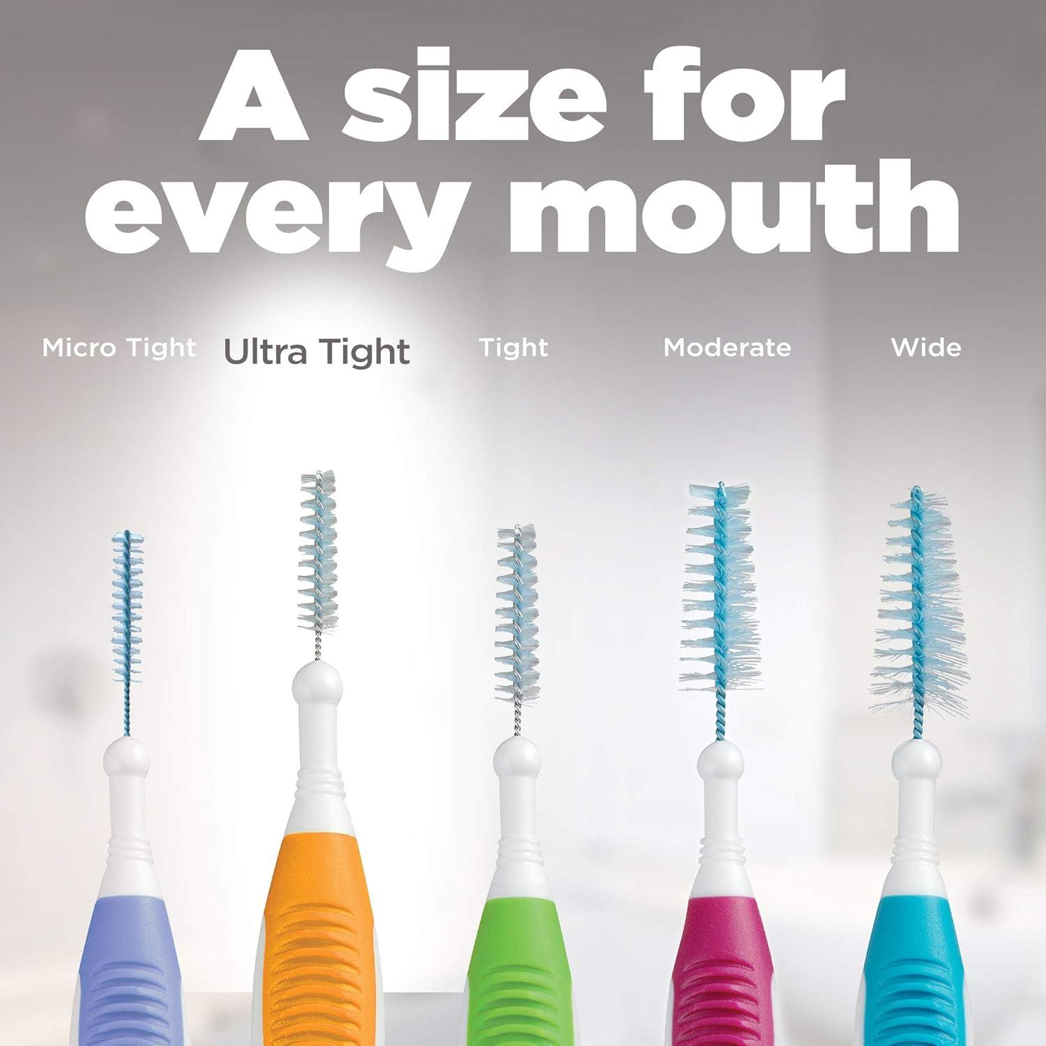image:imageGUM Proxabrush GoBetweens Ultra Tight Interdental Brushes Soft Bristled Dental Picks for Plaque Removal Health Safe for Braces amp Dental Devices 10 Count Pack of 410 Count Pack of 8