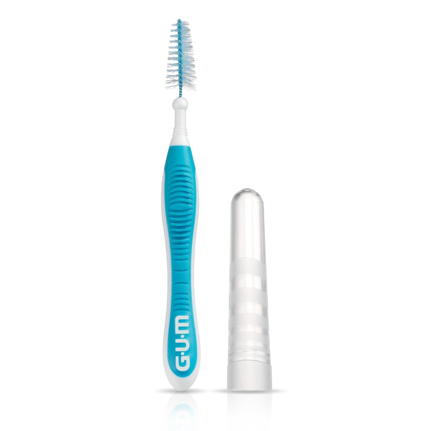 image:imageGUM Proxabrush GoBetweens Wide Interdental Brushes Soft Bristled Dental Picks for Plaque Removal Health Safe for Braces amp Dental Devices 10 Count Pack of 410 Count Pack of 4