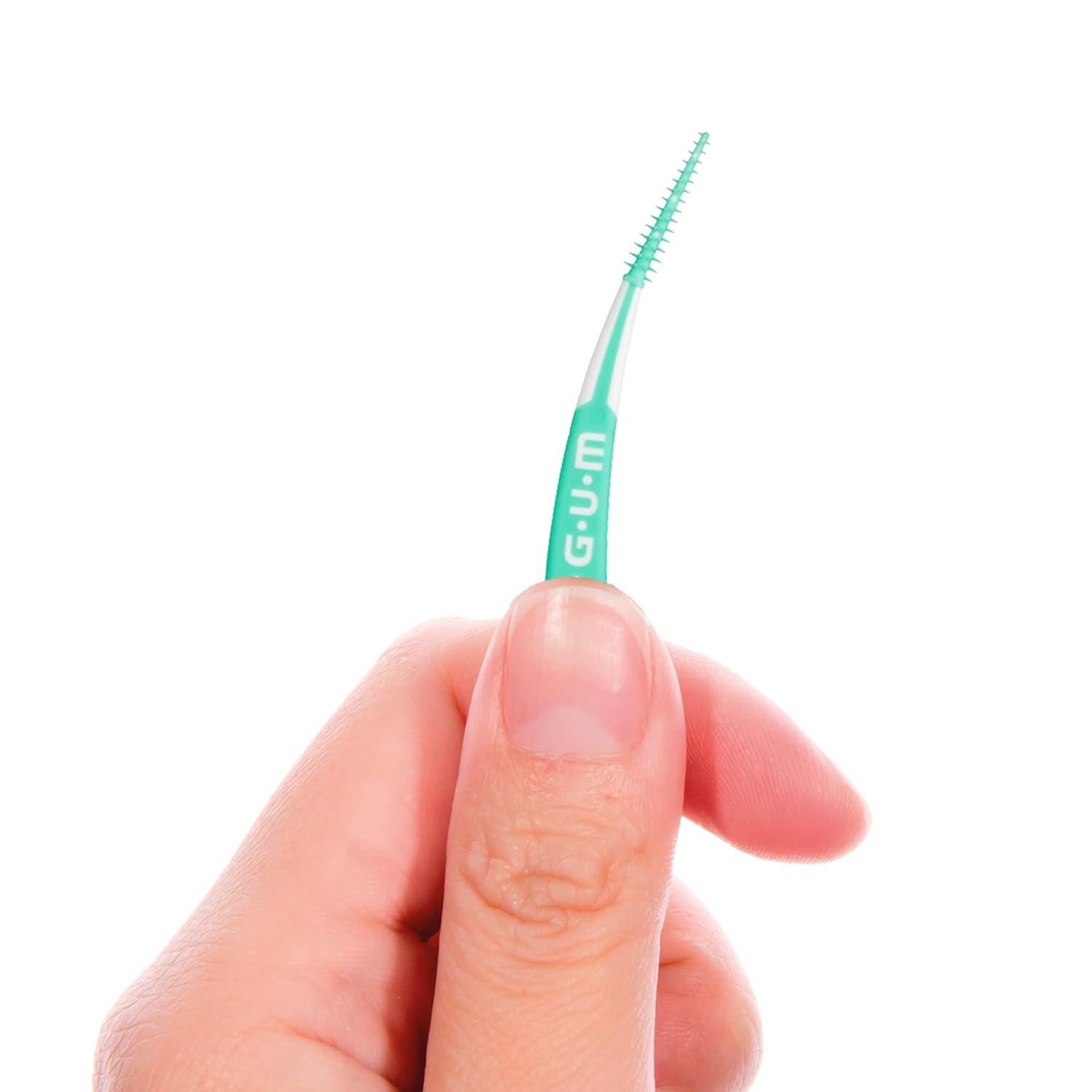 image:imageGUM SoftPicks Advanced Easy to Use Dental Picks for Teeth Cleaning Health Disposable Interdental Brushes with Convenient Carry Case Dentist Recommended Dental Picks 90ct 4pk360 Count