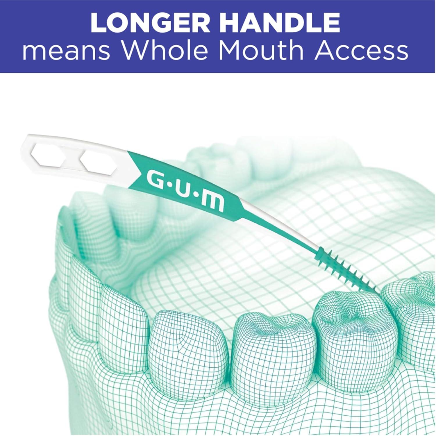image:imageGUM SoftPicks Advanced Easy to Use Dental Picks for Teeth Cleaning and Gum Health Disposable Interdental Brushes with Convenient Carry Case Dentist Recommended Dental Picks 60 Count