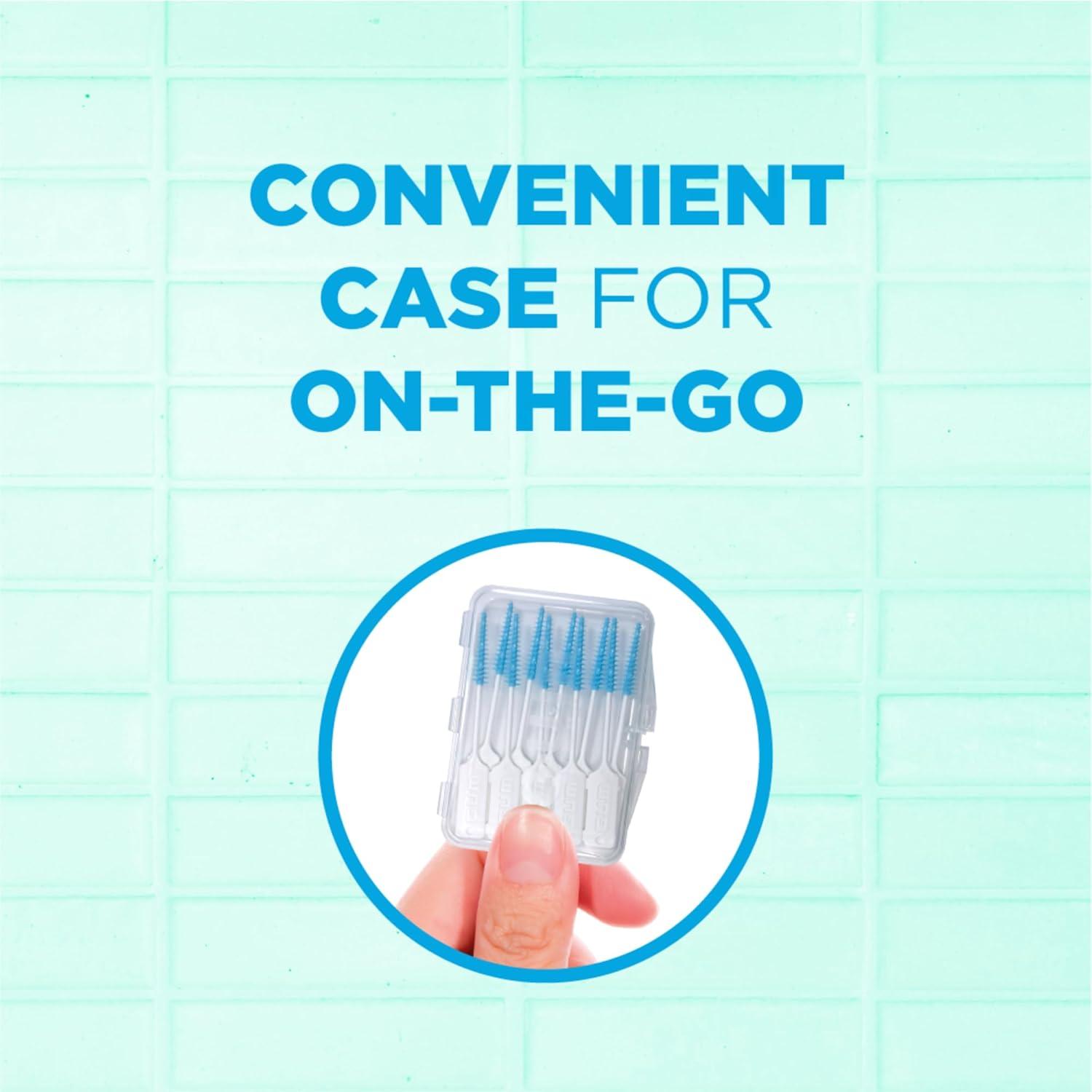 image:imageGUM SoftPicks Wide Space Easy to Use Dental Picks for Teeth Cleaning and Gum Health with Convenient Carry Case Dentist Recommended Dental Picks 100 Count Pack of 3100 Count Pack of 3