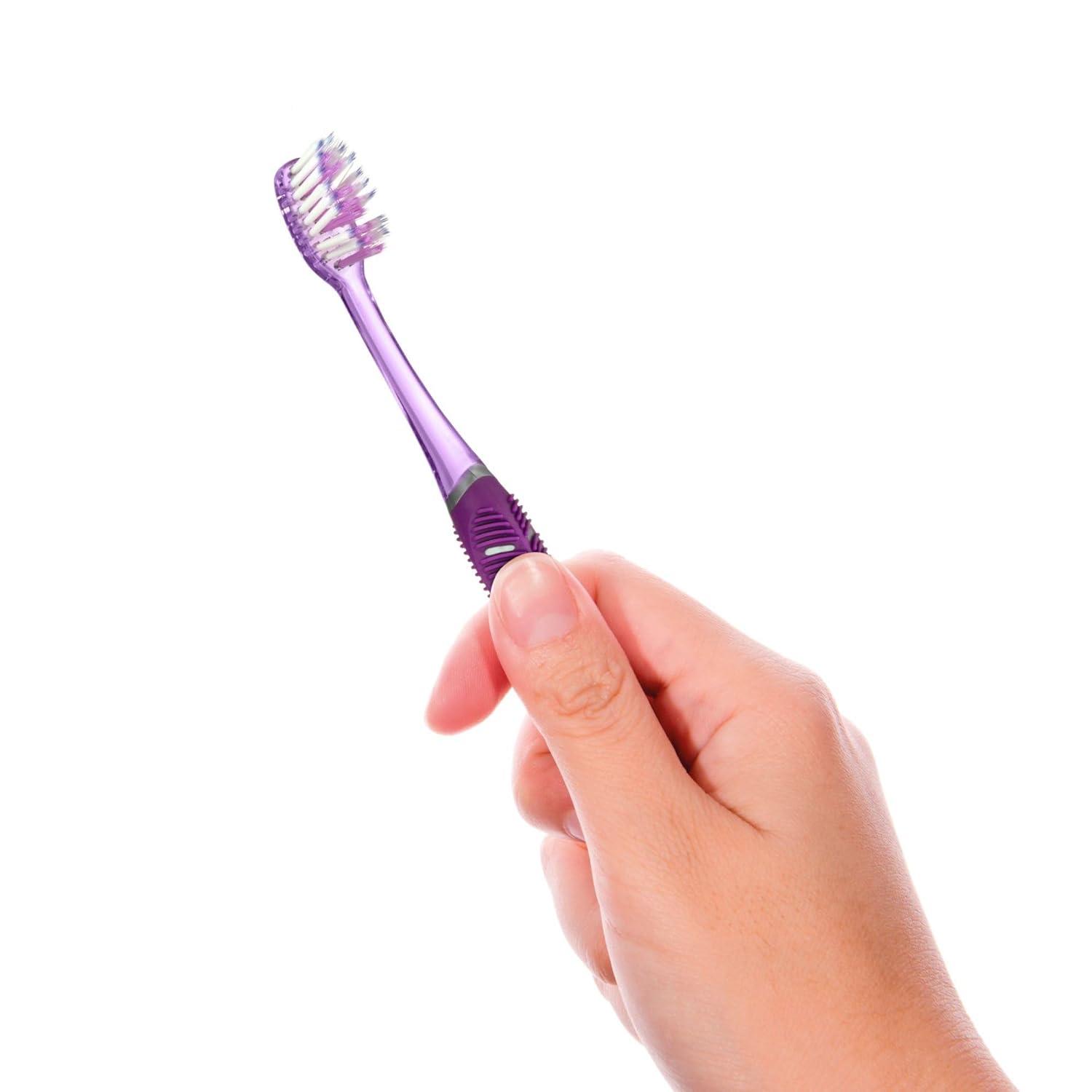 image:imageGUM Technique Deep Clean Toothbrush Compact Head Soft Toothbrushes for Adults with Sensitive Soft Bristles 1 Count Pack of 63 Count Pack of 2