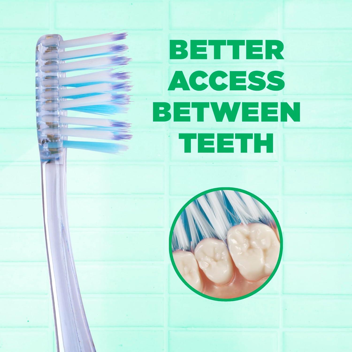 image:imageGUM Technique Deep Clean Toothbrush Compact Head Soft Toothbrushes for Adults with Sensitive Soft Bristles 1 Count Pack of 63 Count Pack of 2