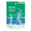 GUM Advanced Care Floss Picks – Dental Flossers for Adults with Vitamin E and Fluoride – Extra Strong Shred-Resistant Dental Floss, Easy Grip Handle, Fresh Mint Flavor, 150 Count (Pack of 4) 600 Total
