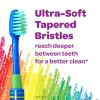 GUM Crayola Deep Clean Children’s Toothbrush, Extra Soft Toothbrush for Kids, Suction Cup Base, Ages 4+, 1 Count(Pack of 4)
