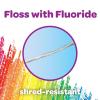 GUM Crayola Kids Flossers with Fluoride – Designed for Little Hands – Fun Grape Flavor – Easy to Use Kids Floss Picks for Children Ages 3+, 40 Count (Pack of 6)