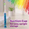 GUM Crayola Timer Light Toothbrush for Kids, Soft Bristles, Suction Cup Base, Children & Toddler Toothbrush 3 Year Old+, 1 Count (Pack of 4)(1 Count)