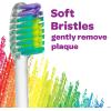 GUM Crayola Timer Light Toothbrush for Kids, Soft Bristles, Suction Cup Base, Children & Toddler Toothbrush 3 Year Old+, 1 Count (Pack of 4)(1 Count)