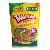 GUM Crayola Twistables Kids Flossers with Fluoride – Designed for Little Hands – Three Fun Fruit Flavors – Easy to Use Kids Floss Picks for Children Ages 3+, 90 Count (Pack of 4)(90 Foot (Pack of 4))