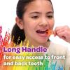 GUM Crayola Twistables Kids Flossers with Fluoride – Designed for Little Hands – Three Fun Fruit Flavors – Easy to Use Kids Floss Picks for Children Ages 3+, 90 Count(90 Count)