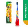 GUM Crayola Twistables Kids Toothbrush with Fun Twisting Head, Soft Bristles, Ages 3+(1 ct)