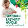 GUM Monsterz Children and Toddler Toothbrush, Soft Bristled Kids’ Toothbrush with Suction Cup, for Ages 2+, 2 Count(Pack of 6)(Ages 2+)