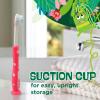 GUM Monsterz Children and Toddler Toothbrush, Soft Bristled Kids’ Toothbrush with Suction Cup, for Ages 2+, 2 Count(Pack of 6)(Ages 2+)