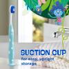 GUM Monsterz Children and Toddler Toothbrush, Soft Bristled Kids’ Toothbrush with Suction Cup, for Ages 2+, 2 Count(Pack of 6)(Ages 5+)