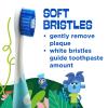 GUM Monsterz Children and Toddler Toothbrush, Soft Bristled Kids’ Toothbrush with Suction Cup, for Ages 2+, 2 Count(Pack of 6)(Ages 5+)