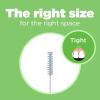 GUM Proxabrush Go-Betweens Refills – Tight – Compatible with GUM Permanent Handle -Reusable Interdental Brushes for Tight Teeth – Soft Bristled Dental Picks, 8 Count(Pack of 6)(8 Count (Pack of 1))