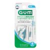 GUM Proxabrush Go-Betweens Refills – Wide – Compatible with GUM Permanent Handle – Reusable Interdental Brushes – Soft Bristled Dental Picks, 8 Count(Pack of 6)(48 Count)