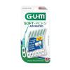 GUM Soft-Picks Advanced, Easy to Use Dental Picks for Teeth Cleaning Health, Disposable Interdental Brushes with Convenient Carry Case, Dentist Recommended Dental Picks, 90ct (4pk)(360 Count)