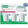 GUM Soft-Picks Original, Easy to Use Dental Picks for Teeth Cleaning and Gum Health, Disposable Interdental Brushes with Convenient Carry Case, Dentist Recommended Dental Picks, 320 Count