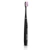 GUM Sonic Powered Toothbrush, Tapered Bristles Clean Below The Gumline, Bundle, Black, 1 Handle(1 Count) + 2 Refills 2 Count(Pack of 1)(Black)
