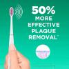GUM Sonic Powered Toothbrush, Tapered Bristles Clean Below The Gumline, Bundle, Black, 1 Handle(1 Count) + 2 Refills 2 Count(Pack of 1)(White)