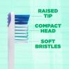 GUM Super Tip Toothbrush, Soft Bristle Toothbrush for Adults with Tongue Cleaner, Compact Head, 1ct (Pack of 12)(1 Count (Pack of 12))