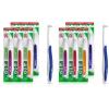 GUM End Tuft Toothbrush – Extra Small Head for Hard-to-Reach Areas – Implants, Back Teeth, and Wisdom Teeth – Soft Dental Brush for Adults, 1 Count(6 Count (Pack of 2))