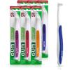 GUM End Tuft Toothbrush – Extra Small Head for Hard-to-Reach Areas – Implants, Back Teeth, and Wisdom Teeth – Soft Dental Brush for Adults, 1 Count(6 Count (Pack of 1))