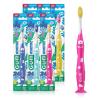 GUM Monsterz Children and Toddler Toothbrush, Soft Bristled Kids’ Toothbrush with Suction Cup, for Ages 2+, 2 Count(Pack of 6)(Ages 5+)