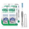 GUM Proxabrush Go-Betweens – Extra Wide – Interdental Brushes – Soft Bristled Dental Picks for Plaque Removal Health – Safe for Braces & Dental Devices, 10 Count(Pack of 4)
