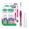 GUM Proxabrush Go-Betweens – Moderate – Interdental Brushes – Soft Bristled Dental Picks for Plaque Removal Health – Safe for Braces & Dental Devices, 10 Count (Pack of 4)