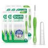 GUM Proxabrush Go-Betweens – Tight – Interdental Brushes – Soft Bristled Dental Picks for Plaque Removal Health – Safe for Braces & Dental Devices, 10ct (Pack of 6)(10 Count (Pack of 6))