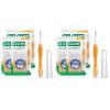 GUM Proxabrush Go-Betweens – Ultra Tight- Interdental Brushes – Soft Bristled Dental Picks for Plaque Removal Health – Safe for Braces & Dental Devices, 10 Count (Pack of 4)(10 Count (Pack of 8))