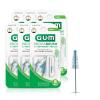 GUM Proxabrush Go-Betweens Refills – Tight – Compatible with GUM Permanent Handle -Reusable Interdental Brushes for Tight Teeth – Soft Bristled Dental Picks, 8 Count(Pack of 6)(8 Count (Pack of 6))