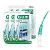 GUM Soft-Picks Advanced, Easy to Use Dental Picks for Teeth Cleaning and Gum Health, Disposable Interdental Brushes with Convenient Carry Case, Dentist Recommended Dental Picks, 60 Count (Pack of 6)