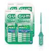 GUM Soft-Picks Comfort Flex, Easy to Use Dental Picks for Teeth Cleaning Health, Disposable Interdental Brushes with Convenient Carry Case, Dentist Recommended Dental Picks, Mint, 80 Count(80 Count (Pack of 4))