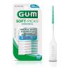 GUM Soft-Picks Original, Easy to Use Dental Picks for Teeth Cleaning and Gum Health, Disposable Interdental Brushes with Convenient Carry Case, Dentist Recommended Dental Picks, 100 Count