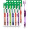 GUM Technique Deep Clean Toothbrush – Compact Soft – Soft Toothbrushes for Adults with Sensitive Gums – Extra Fine Bristles, 1ct (12pk)(1 Count (Pack of 144))