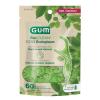 GUM Eco Clean Flosser Picks, Promotes Healthier Gums, Fresh Mint Flavor, Green, 60 Count (Pack of 3)