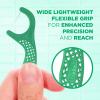 GUM Professional Clean Floss Picks – Extra Strong Shred-Resistant Floss, Easy Grip Handle – Dental Flossers for Adults – Fresh Mint Flavor, 150 Count