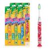 GUM Crayola Timer Light Toothbrush for Kids, Soft Bristles, Suction Cup Base, Children & Toddler Toothbrush 3 Year Old + (6pk)(6 Brushes)