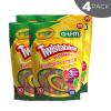 GUM Crayola Twistables Kids Flossers with Fluoride – Designed for Little Hands – Three Fun Fruit Flavors – Easy to Use Kids Floss Picks for Children Ages 3+, 90 ct (4pk)