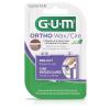 GUM Orthodontic Wax for Braces and Dental Devices – Soothing Dental Wax with Vitamin E and Aloe Vera – Clear Color – Unflavored (Pack of 6)(Mint)