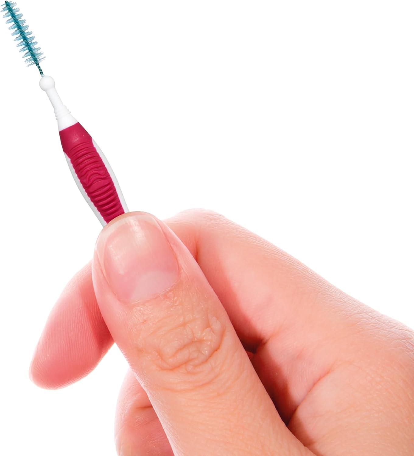 image:imageGUM Proxabrush GoBetweens Moderate Interdental Brushes Soft Bristled Dental Picks for Plaque Removal amp Gum Health Safe for Braces amp Dental Devices 10 CountModerate