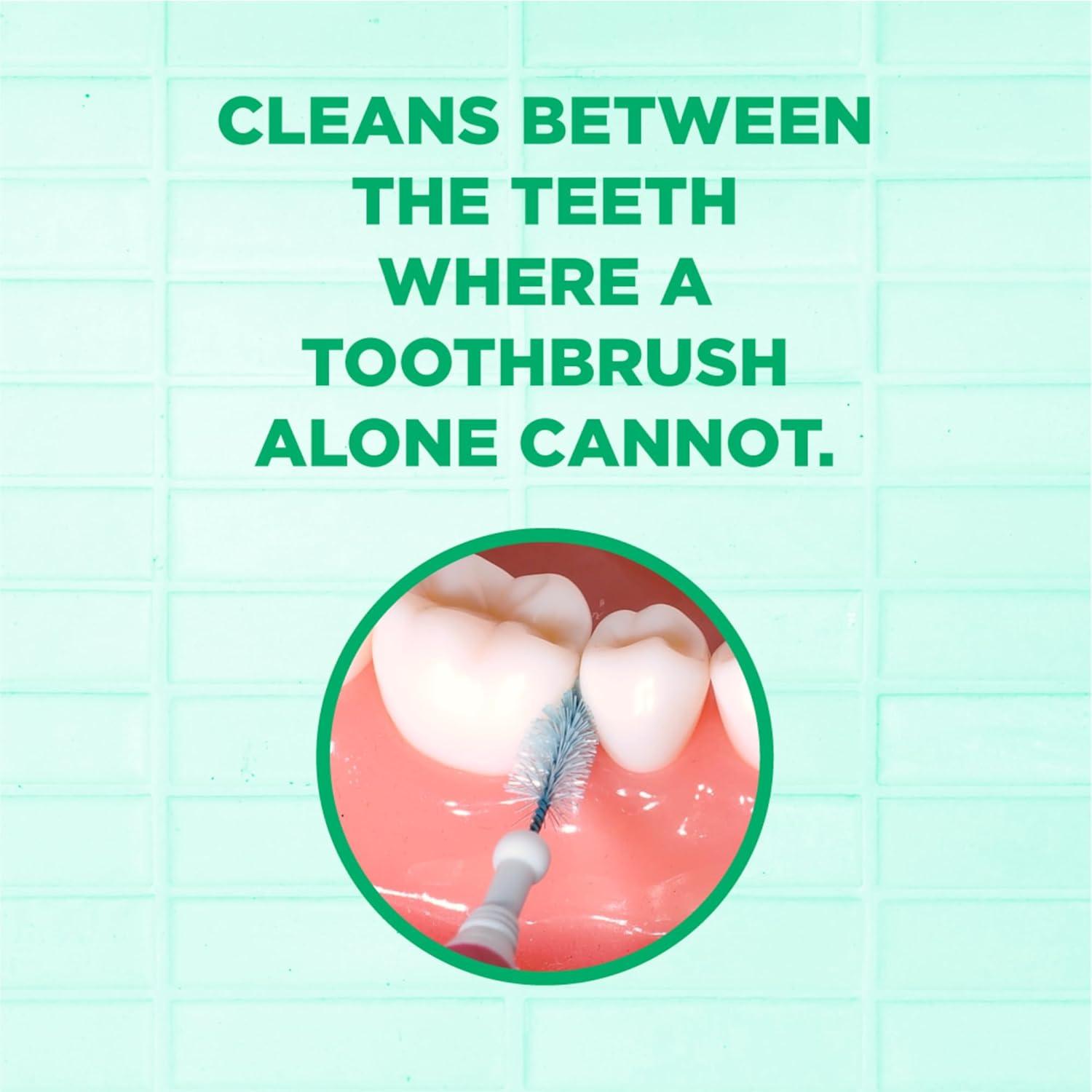 image:imageGUM Proxabrush GoBetweens Moderate Interdental Brushes Soft Bristled Dental Picks for Plaque Removal amp Gum Health Safe for Braces amp Dental Devices 10 CountModerate