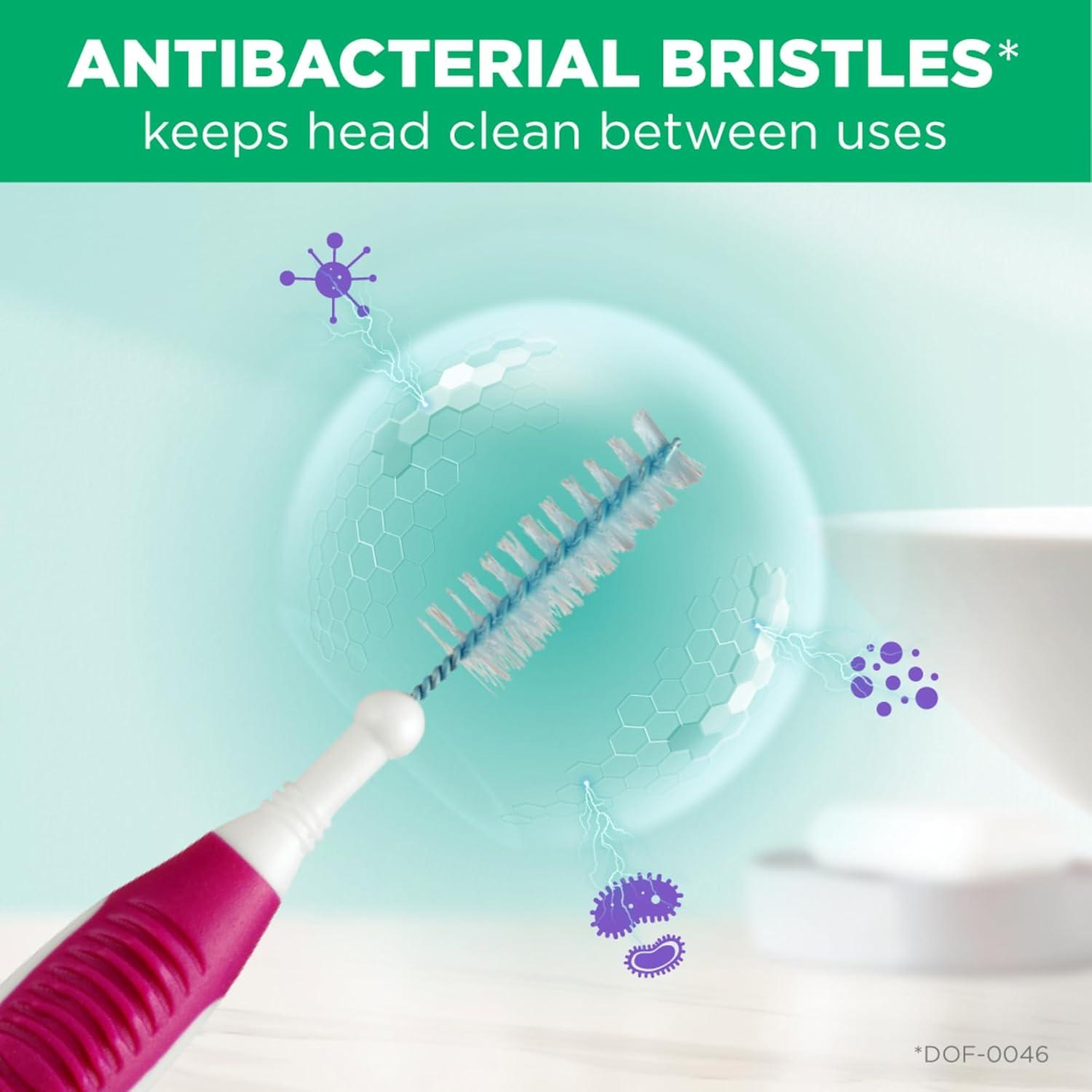 image:imageGUM Proxabrush GoBetweens Moderate Interdental Brushes Soft Bristled Dental Picks for Plaque Removal amp Gum Health Safe for Braces amp Dental Devices 10 CountModerate